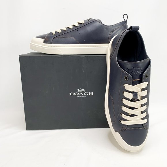 Coach Other - COACH C114 Lo Top Sneaker Navy 10.5 D Mens Leather